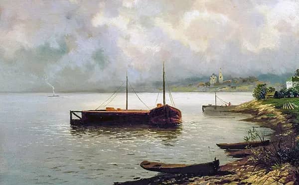 Volga by Isaac Levitan | Oil Painting Reproduction