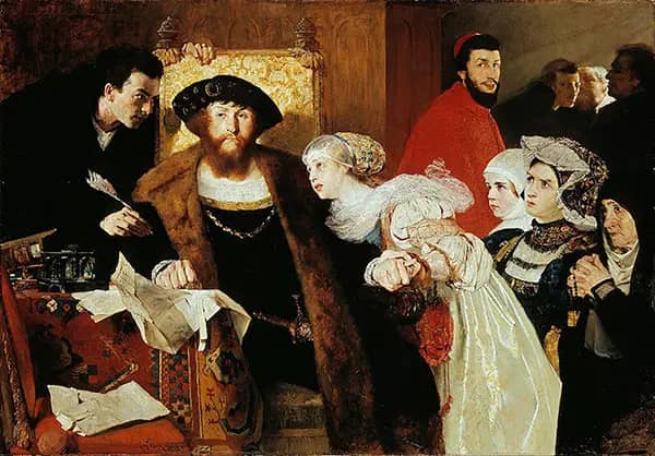 Christian II Signing the Death Warrant of Torben Oxe | Oil Painting Reproduction