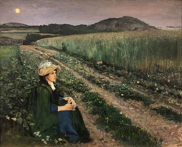 Sommerkveld Sando, c1884 by Eilif Peterssen | Oil Painting Reproduction