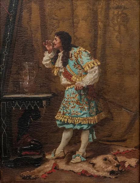 Courtier by Edwin Blashfield | Oil Painting Reproduction