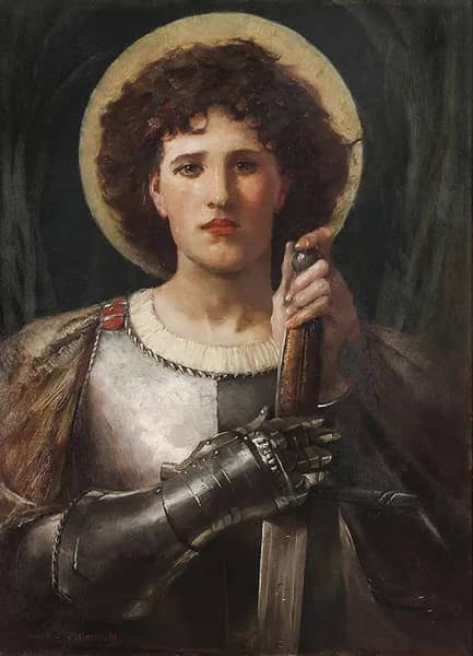 Saint Michael by Edwin Blashfield | Oil Painting Reproduction