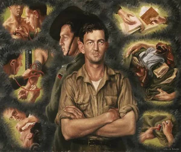 Repatriated Prisoner of War by Stella Bowen | Oil Painting Reproduction