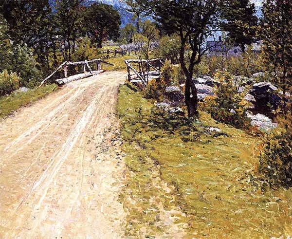 Sandy Road by John Joseph Enneking | Oil Painting Reproduction