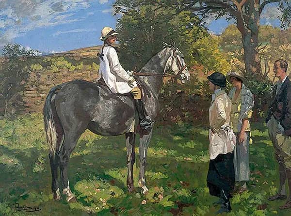 Birthday Present by Algernon Talmage | Oil Painting Reproduction