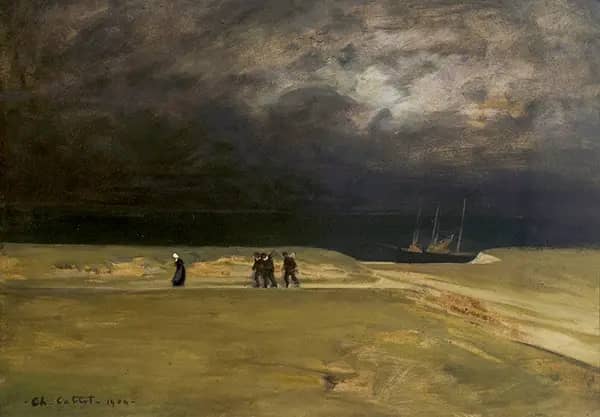 Before the Storm 1904 by Charles Cottet | Oil Painting Reproduction