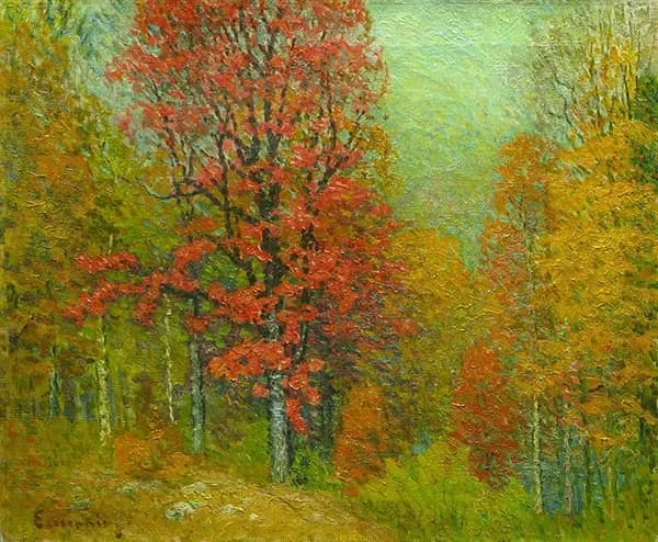 Autumn Landscape 1 by John Joseph Enneking | Oil Painting Reproduction