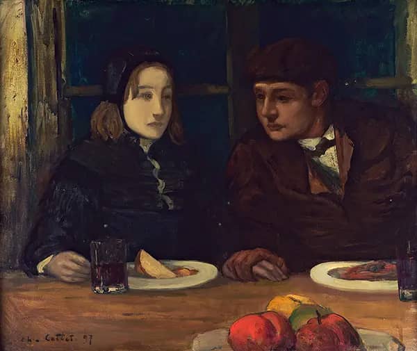 The Farewell Supper Toilers of the Sea | Oil Painting Reproduction