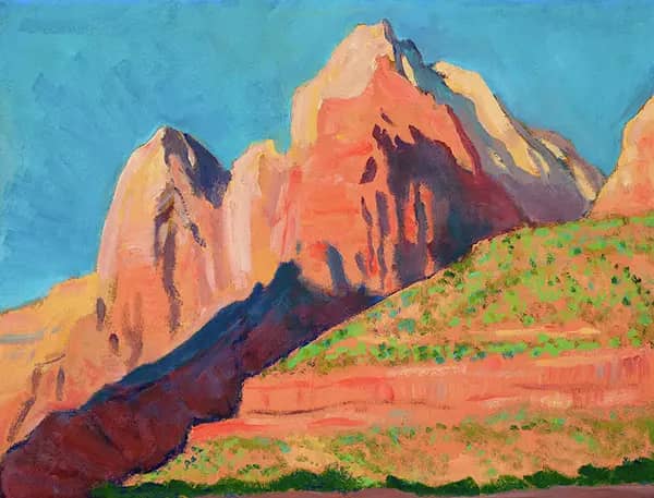 Landscape Zion National Park by Maynard Dixon | Oil Painting Reproduction