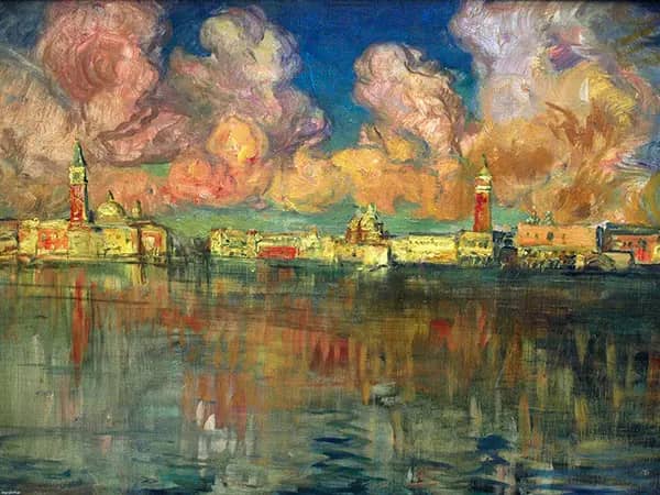 Venice by Charles Cottet | Oil Painting Reproduction