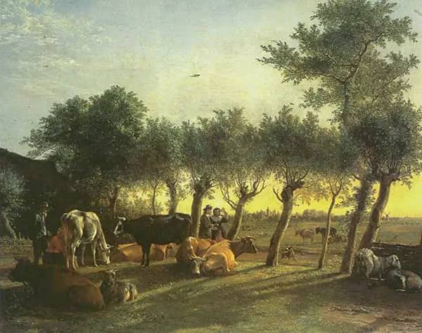 Farm Near the Hague by Paulus Potter | Oil Painting Reproduction