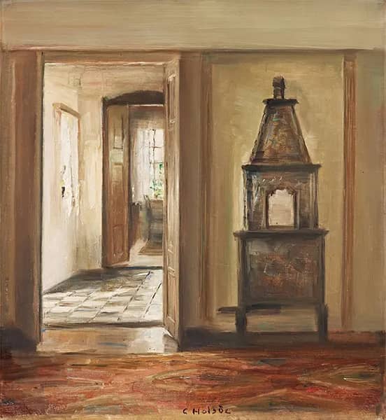 Interior 2 by Carl Holsoe | Oil Painting Reproduction