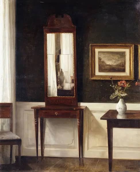 An Interior by Carl Holsoe | Oil Painting Reproduction
