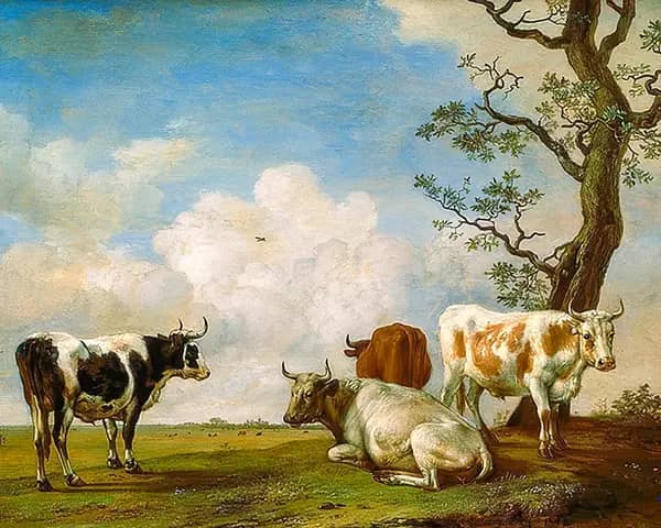 Four Bulls by Paulus Potter | Oil Painting Reproduction