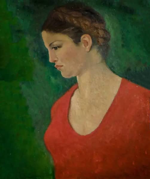 Portrait of Dina, 1940 by Aristide Maillol | Oil Painting Reproduction