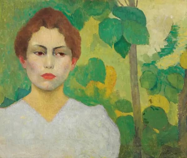 Femme En Blanc, 1890 by Aristide Maillol | Oil Painting Reproduction