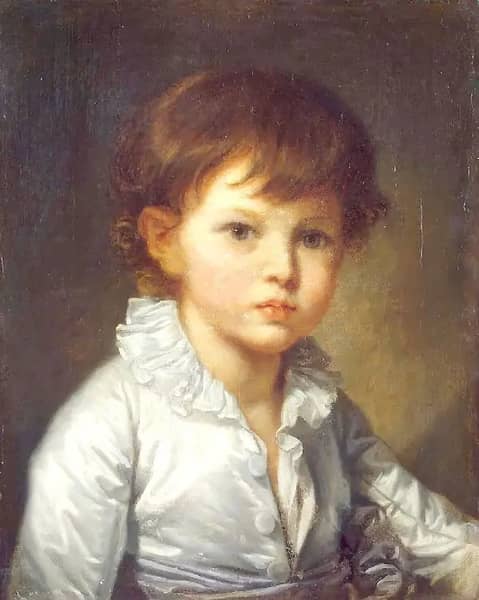 Count Stroganov in Childhood 1778 | Oil Painting Reproduction