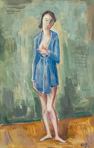 Dancer 1927 by Karl Hofer | Oil Painting Reproduction