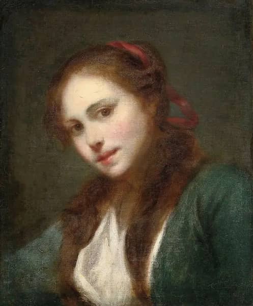 A Polish Beauty by Jean Baptiste Greuze | Oil Painting Reproduction