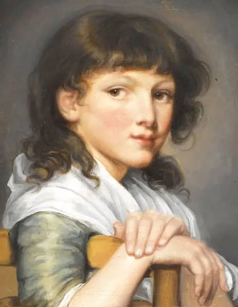 A Girl Head and Shoulders | Oil Painting Reproduction