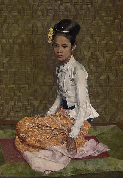 Saw Ohn Nyun Princess of Burma 4 | Oil Painting Reproduction