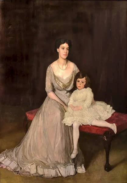 Mrs Fleischmann and Her Daughter Rosemary | Oil Painting Reproduction
