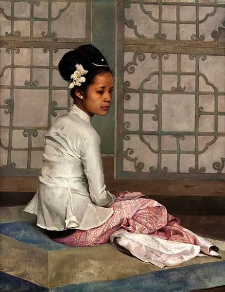 Saw Ohn Nyun Princess of Burma 1 | Oil Painting Reproduction