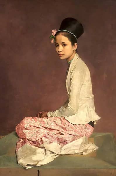 Saw Ohn Nyun IV by Gerald Festus Kelly | Oil Painting Reproduction