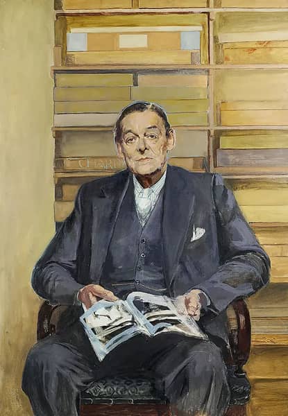 Portrait of Thomas Stearns Eliot | Oil Painting Reproduction