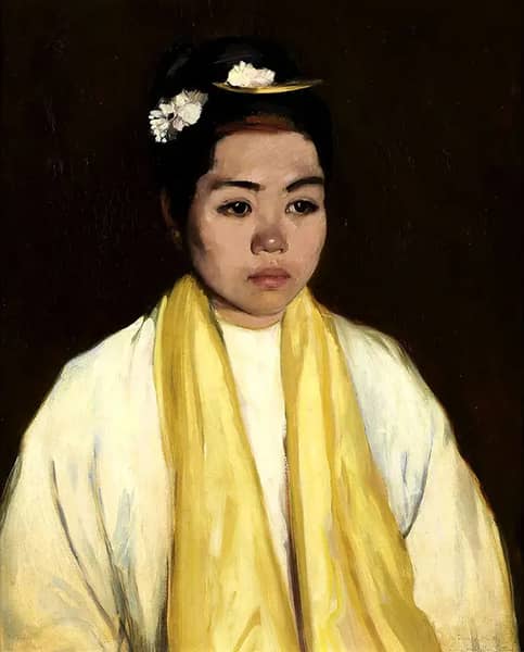 Portrait of a Woman from Mandalay 1909 | Oil Painting Reproduction