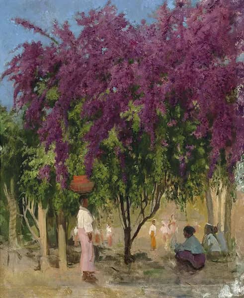 Bougainvillea by Gerald Festus Kelly | Oil Painting Reproduction