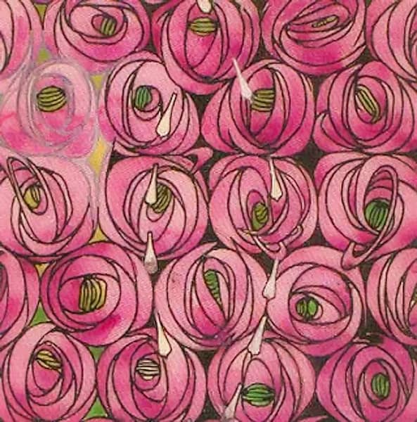 Roses by Charles Rennie Mackintosh | Oil Painting Reproduction