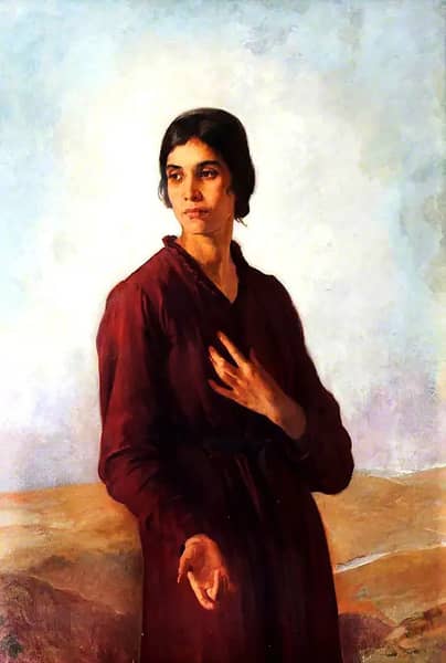 The Spanish Beggar Maid by Gerald Festus Kelly | Oil Painting Reproduction