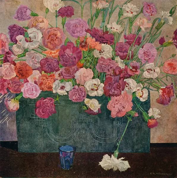 Pinks by Charles Rennie Mackintosh | Oil Painting Reproduction