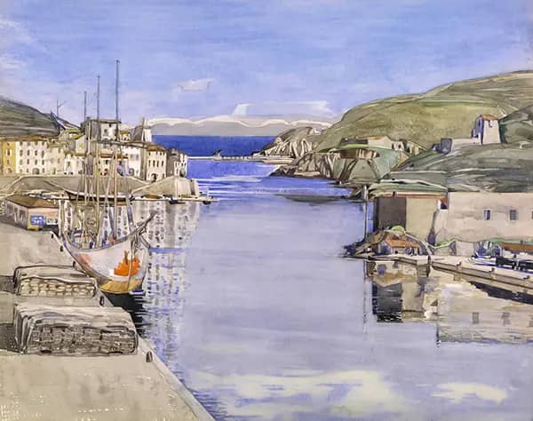 A Southern Port by Charles Rennie Mackintosh | Oil Painting Reproduction