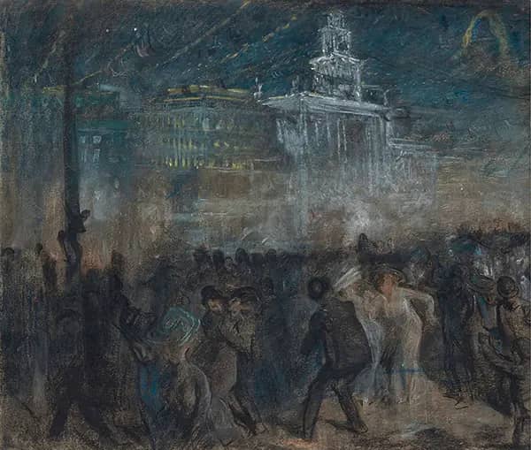 Festive Paris at City Hall | Oil Painting Reproduction