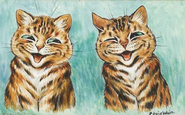 Reconciliation by Louis Wain | Oil Painting Reproduction