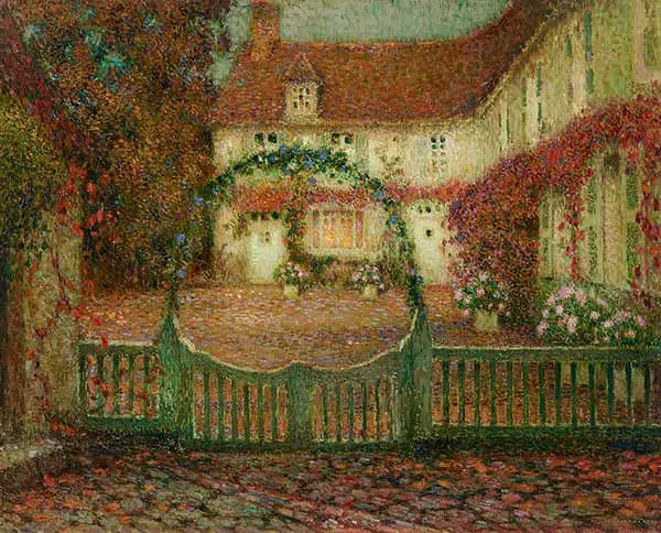 The House, 1913 by Henri Le Sidaner | Oil Painting Reproduction