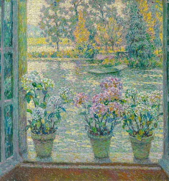 The Hydrangeas, 1918 by Henri Le Sidaner | Oil Painting Reproduction