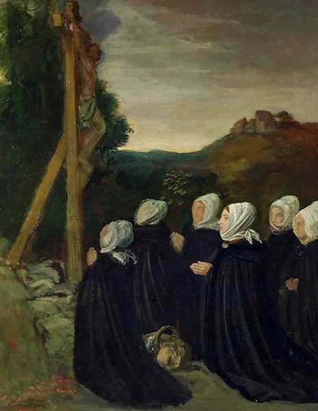 Calvary 1874 by Alphonse Legros | Oil Painting Reproduction