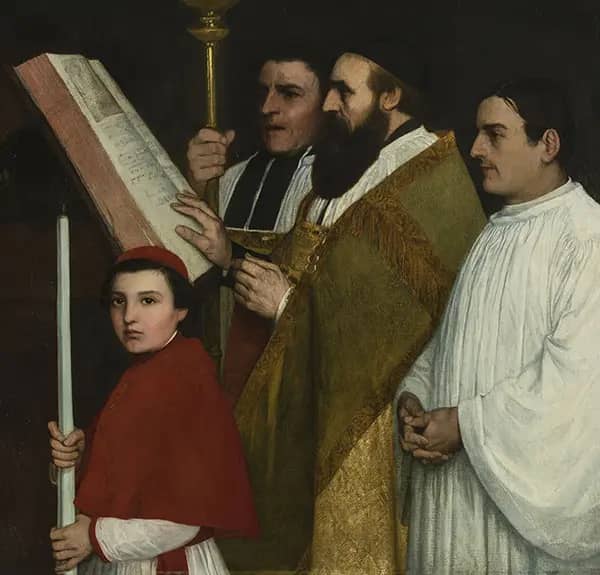 Le Lutrin 1865 by Alphonse Legros | Oil Painting Reproduction