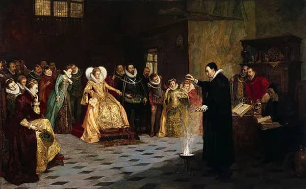 John Dee Performing an Experiment before Queen Elizabeth I | Oil Painting Reproduction