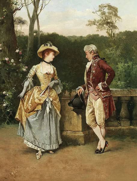 Elegant Admirers 1886 | Oil Painting Reproduction
