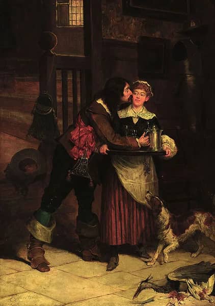 The Attack 1880 by Henry Gillard Glindoni | Oil Painting Reproduction