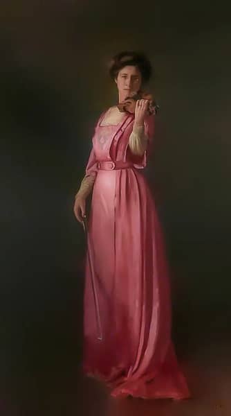 Portrait of Fielden Violinist | Oil Painting Reproduction