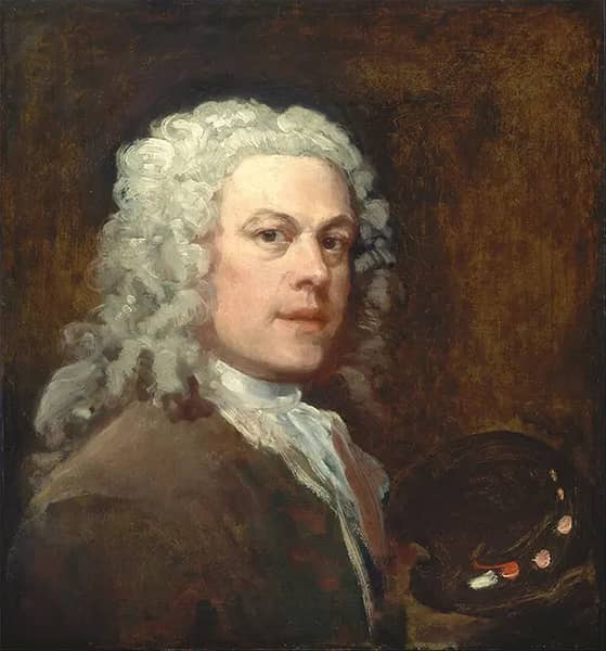 Self Portrait by William Hogarth | Oil Painting Reproduction