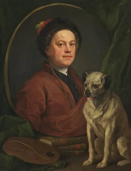 The Painter and his Pug 1745 | Oil Painting Reproduction