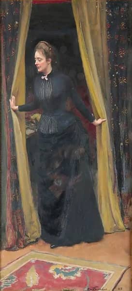 Portrait of Dorothy Tennant by Emile Friant | Oil Painting Reproduction