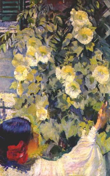 Mallow by Lilian Westcott Hale | Oil Painting Reproduction