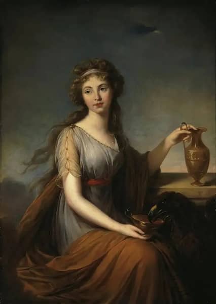 Portrait of Anna Pitt as Hebe 1792 | Oil Painting Reproduction