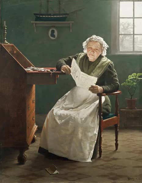 Dear Polly by Seymour Joseph Guy | Oil Painting Reproduction